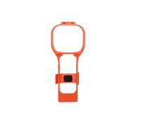 Generico Custodia protettiva per DJI Pocket 4, cornice protettiva ultraleggera per scatti rapidi con attacco a slitta, compatibile con microfono, luce, maniglia e cinturino, Arancione