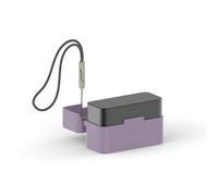 Generico Custodia protettiva per microfono wireless Custodia in pelle con tracolla per DJI MIC 2 Custodia in silicone per microfono Accessori per custodia protettiva (Porpora)