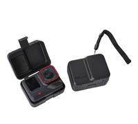 Generico Custodia protettiva portatile con cordone per Insta360 Ace Pro 2/1/Ace, Protezione completa, Assemblaggio e smontaggio rapido, 2 cuscinetti morbidi incorporati, Compatto, facile stoccaggio