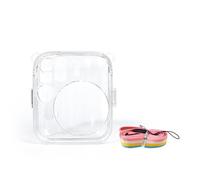 Generico Custodia Protettiva Trasparente per Instax Mini 13 Fotocamera, Cover in PC Duro Cristallo Antiurto Resistente alle Cadute Antigraffio Antipolvere, Alta Trasparenza
