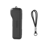 Generico Custodia rigida fotocamera per DJI Pocket 4 Pro resistente agli urti, alle cadute e alla polvere, con 3 scomparti integrati per filtri, imbottitura morbida in EVA e cinturino da polso, Nero