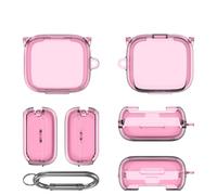 Generico Custodia rigida in TPU protettiva per le cuffie Anker Soundcore P30i Shield Case (Rosa chiaro)