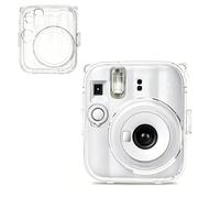 Generico Custodia trasparente per Instax Mini 13 fotocamera Protezione a 360° Protezione rialzata per l'obiettivo Resistente agli urti e ai graffi Custodia rigida in PC