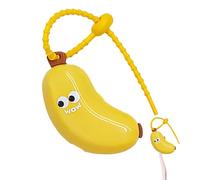 Genérico Custodie per spazzolini da denti da viaggio | Protettore portatile a forma di banana | Accessori da bagno per famiglia, bambini, ragazze, adolescenti e adulti, giallo, Consulte la descripción
