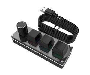 Genérico Custom Office Keyboard, 3.94 Inches Programmable Keypad, Keypad Programming for Work | Computer Accessories, Programmable Keyboard Silent for Travel Game Study Business Work