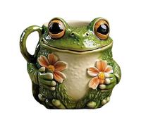 Generico Cute 3D Frog Floral Mug - Coffee Cup | Funny Drinkware