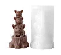 Generico Cute Animal Silicone Molds - 3D Stackable Cute Reusable Home Decor,Reusable Animal Molds,for Birthday Party Offices Home Room Desk Desktop School Dormitory Weekday