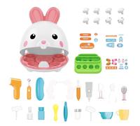 Generico Cute Bunny Pretend Doctor Kit, Dentist Toy Set | Funny Dentists