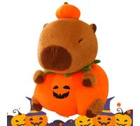 Generico Cute Capybara Plush | Pumpkin Capybara Stuffed Toy - Cuddly Collectible Dolls for Children Bedroom Nursery Living Room Playroom Classroom Travel Car Seat