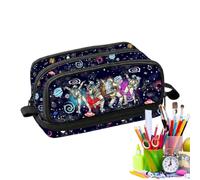 Generico Cute Cartoon Pencil Case Zipper Large Capacity Funny Storage Box | Cute Funny Pencil Box Offers Roomy Storage For Pens And Small Essentials In A Playful Design | Zippered Case For Kids, Girls,
