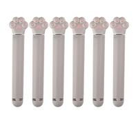 Generico Cute Chip Bag Clips,6pcs Cute Reusable Potato Chip Clip | Food Storage Accessories Freezer Safe Food Organizing Tools For Bread Bags, Grocery Bags, Coffee