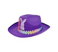 Generico Cute Cowgirl Hat, Bunny Ear Easter Cowboy, Medium Size Hat with Non-Woven Material, Kids Costume Accessory, Party Hats with Fun Design, Costume Hats for Celebration and Carnival