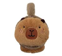 Generico Cute Earmuffs - Cartoon Capybara Protector, Soft Warm Plush Animal Earmuffs | Cartoon Capybara Soft Warm For Commuting Outdoor Winter Sports Fall Skiing Ice Skating Lady Youth
