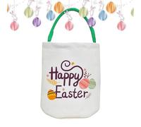 Generico Cute Easter Bags, Snack Tote Organizer, Large Capacity Canvas Storage Pouch, durabled Design, Storing Eggs, Candy, Toys, Ideal for Easter Activities