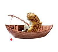 Generico Cute Floating Fish Tank Statue Realistic Aquarium Landscaping