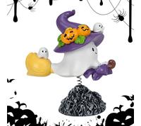 Generico Cute Ghost Decor, Cute Spooky Ghosts Statue, Adorable Spring-Base Design, Whimsical Holiday Accent, 4.61x2.36x5.04 Inches, for Nursery Living Room Bedroom Party Entryway Display