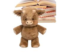 Generico Cute Huggables Cow, Soft Stuffed Animal, 17.7inch Plush Toy with Fuzzy Texture, Resilient Cotton Cattle Doll, Adorable Figure with Realistic Style, Nursery Toy for Boys Girls and Bedroom