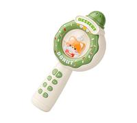 Generico Cute Microphone, Portable Music Singing Toy, 10x7.4x22cm/3.94x2.91x8.66 Inches Compact Microphone Handheld, Recording Toy for Kids Aged 3-12, Home Use, Abs