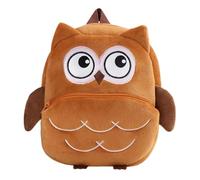 Generico Cute Owl Backpack - Cartoon Owl Cute Soft Lightweight Bags | Little Boy Backpack | For Daycare Preschool Zoo Activities Snacks Toys Park Garden Camping Picnic Walking, Kids Animal School Bag