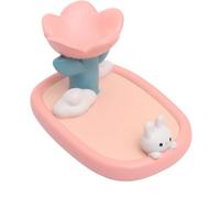 Generico Cute Phone Stand, Phone Desktop Holder with Cute Bunny and tulipp