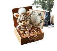 Genérico Cute Plush Bunny, Hugging Companion Doll - Plush Collectible Cute Doll | Mini Bunny Figurine for Girls, Kids, Birthday, Christmas, Easter, Valentines, Indoor, Desk, divano, Car Gift