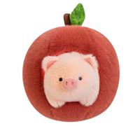 Genérico Cute Plush Cartoon Animal Set, Pink Soft Fruit Shape Pillow Plush, 14.17 Inches Decorative Stuffed Dolls, Hugging Companion Ideal or Room Decor, Home Decoration and Birthdays