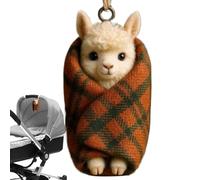 Generico Cute Plush Sheep Ornament - Soft Stuffed Animal for Kids & Adults | Detachable Ring for Versatile Display, Ideal for Home, Nursery, Office, or for Holidays & Birthdays