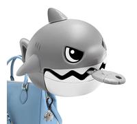 Genérico Cute Shark Keychain - Mini Stuffed Animal Doll Charm, Funny Portable Accessory With Pull String | Pendant Decoration For Purse, Diaper Bag, Tote, Backpack, And Everyday Key Rings