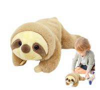 Generico Cute Sloth Doll, Soft Animal Plush, Cartoon Style Stuffed Toy with Soft Texture System, Lightweight Decorative Plush with Design, Kids Gift Toy for Home and Sleep Use