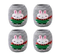 Generico Cute Stretch Center Pull Cover - 4 Piece Yarn Ball Holder Set | Crochet Holder for Travel Project Storage Organization Management