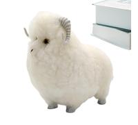 Generico Cute Stuffed Animal - Realistic Sheep Toy | 14x12x7cm Sheep Plush for Hugging, Fabric Lamb for Bedroom Shelf, Sheep's Toy, Indoor Plush Lambs with Cuddly Texture for Sleeping