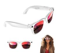 Generico Cyanvue Ai Smart Glasses - 8mp Camera Glasses, 144-Lang Ai Translator, with Music & Call Features, UV Protection,Anti-Blue Light Glasses Everyday Wear (Bianco)