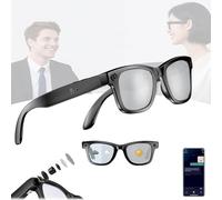 Generico Cyanvue Ai Smart Glasses - 8mp Camera Glasses with Music & Call Features, Waterproof Smart Glasses for Men Women with Camera (Color-Changing)