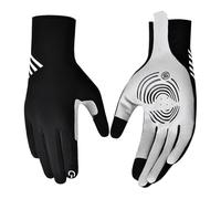 Generico Cycling Gloves, Biking Gloves, Shockproof Protection with 9.84x3.54x0.79 Inches Padding, Touchscreen Tips, Outdoor Road Racing for Adults, Teens, Men, Women, Black, White