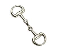 Generico D Ring Snaffle Bit - 7.1x2.1cm Alloy Craft Connecting Clasp | Adaptable D-Ring Snaffle Bit Connectors - For Shoes Decoration Loafers Purse Wallets Necklaces Bracelets Scarves