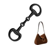 Generico D Ring Snaffle Bit - 7.1x2.1cm Alloy Craft Connecting Clasp | Adaptable D-Ring Snaffle Bit Connectors - For Shoes Decoration Loafers Purse Wallets Necklaces Bracelets Scarves