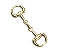 Generico D Ring Snaffle Bit - 7.1x2.1cm Alloy Craft Connecting Clasp | Adaptable D-Ring Snaffle Bit Connectors - For Shoes Decoration Loafers Purse Wallets Necklaces Bracelets Scarves