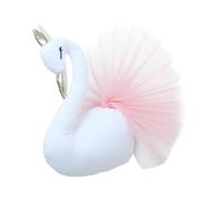 Generico da appendere alla parete - Corona giocattolo con testa di animale, decorazione per la cameretta dei bambini | Principessa tema camera da interior design peluche scultura 3D bambina morbida