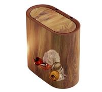 Generico da Bagno Piccola - Sottile da 29,5x29x16 Cm, Cestino per Rifiuti con Coperchio, per Interni Coperta, Compatta per la Biancheria della Camera da del Do