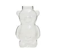 Generico Da Bere A Forma Di Orso - Bicchiere Da 300 Ml Per Birra, Vino, Cocktail, Bevande, Coperchio A Prova Di Perdite, In A Forma Di Orso Con Cannuccia, Tazzaa Da Caffè Trasparente