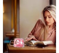 Generico da caffè a strati di fiori da 200 ml - Elegante in con manico | da bevanda dal design floreale unico per tè, latte, cappuccino, succo di frutta, latte, bevande calde, stoviglie