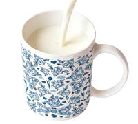 Generico Da Caffè | Da 325 Millilitri Con Motivo Floreale Per La Consumazione Del Tè | per Bevande Calde | Ideale per Papà Marito Compleanno Natale Ringraziamento Casa Cucina Ufficio