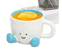 Generico Da Caffè Divertente Adorabile Accessori per Casa e Cucina | da Tè Originale con Manico per Donne Uomini Famiglia Ufficio Colleghi Blu
