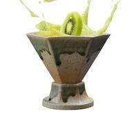 Generico Da Caffè In Ceramica Grezza Con Base - Da Cafè In Ceramic, Set Di Tazze In Stile Retrò Con Imbuto In Da 170 Ml | Novità Taza Da Tè E Caffè Per La Casa, Bicchieri In Ceramica Rustic