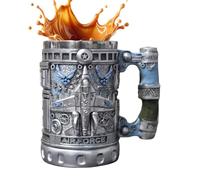 Generico Da Caffè Militare | Bicchiere In Acciaio Inossidabile Da 500 Ml | Con Design Soldato 3D | Grande Da Caffè Robusta Da Uomo Come Regalo Per Il Padre Veterano, Il Fidanzato, Birra Calda