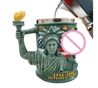 Generico Da Caffè Per 250° Anniversario - Tazze In Acciaio Inossidabile 30cl A Tema Storico,Mug da Caffè Storica | Per Compleanno Inverno Giardino Balcone Casa Scuola