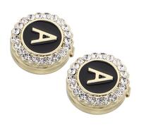 Generico da Camicia Uomo Button Cover Cufflinks in Lega di Zinco Placcati Oro, Set di 2 Pezzi, Finitura Lucidata a Mano per Smoking e Eventi Business