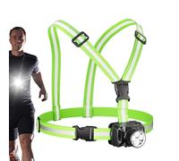 Generico da Corsa 1000 Lumen Torcia LED Ricaricabile | Luce Regolabile A 90 Gradi Per Correre Di Notte per Camminare Escursionismo Ciclismo Campeggio e Lavoro