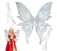 Generico Da Fata Per Ragazze - Set Costume D'Angelo | Costume Travestimento Cosplay Per Festa Compleanno Bambini Carnevale Halloween