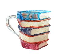 Generico da libro 3D - in dipinto da 300 ml, vaso per bibliofili | Barattolo a tema biblioteca, compagno di lettura artistica per scrittori, insegnanti, studenti, bibliotecari, cerimonia di l